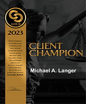 Michael A. Langer Client Champion 2023